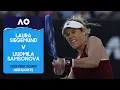 Laura Siegemund v Liudmila Samsonova Highlights Australian Open 2026 First Round
