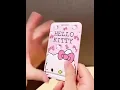 HelloKitty Lanyard Card Holder Detachable ID Badge ID Holder Flexiable Neck Straps Kids Gift