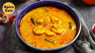 Prawns In Creamy Coconut Gravy | Creamy Coconut Prawn Curry | Prawns With Coconut Milk