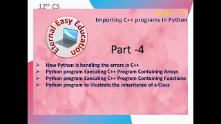 TN 12th STD CS Chapter 14 Importing C files in python Part 4 How to execute array function