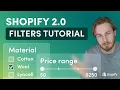 Collection Filters in Shopify 2 0 - Full Tutorial Concepts