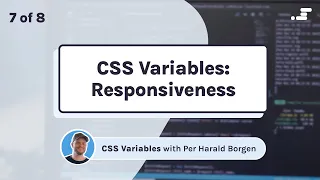 Responsiveness in CSS variables CSS custom properties
