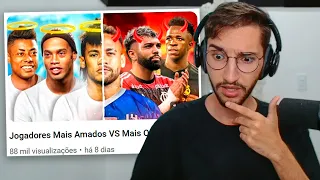 Jogadores Mais Amados VS Mais Odiados