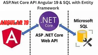 Asp Net Core With Angular 19 Crud and Entity framework SQL from scratch step by step database