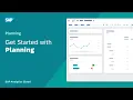 Get Started with Planning SAP Analytics Cloud