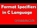Format Specifiers in C program