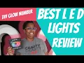 BEST LED light review DIY glow number How to add lights to giant numbers
