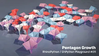 RhinoPython GhPython Playground Pentagon Growth