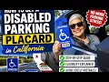 How to get a disabled parking placard in California
