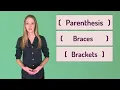 Brackets vs Braces vs Parenthesis in Programming Difference between Curly Round Square brackets
