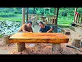 Download Lagu BINH and NGOC worked together to clean and paint the solid wood table and chairs.