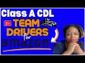 Amazon Team Truck Driver Jobs in 2020 Hiring Class A CDL Team Truck Drivers for Amazon