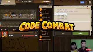 Secrets of Coding PYTHON in CodeCombat Kithgard Dungeon - The Raised Sword Game Walkthrough
