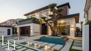 inside a 15 500 000 beachfront villa on the palm dubai with spectacular infinity pool
