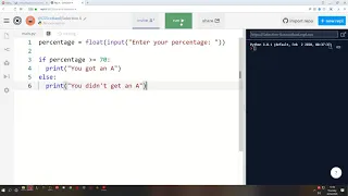 SDD Lesson 5 - Selection using else and else-if