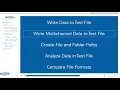 LabVIEW NXG Core 1 11 WRITING AND READING DATA TO FILE