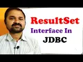 ResultSet Interface in JDBC Web Technologies Advanced Java
