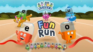 Alphablocks Fun Run - Learn About Phonics and Letter Sounds CBeebies Go Explore Game