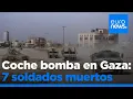 Download Lagu Un explosivo adosado a un vehículo blindado mata a 7 soldados israelíes en el sur de Gaza