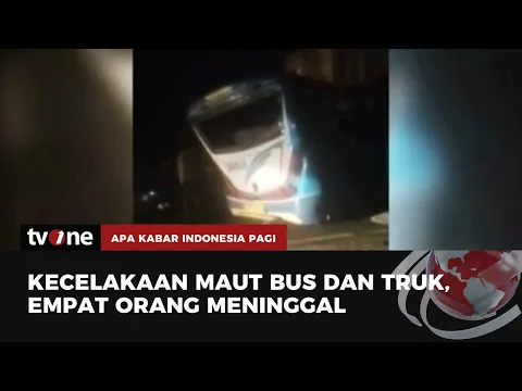 Bus Bawa Rombongan Keluarga Tabrak Truk di Tol Medan Tebing Tinggi, 4 Warga Taput Tewas