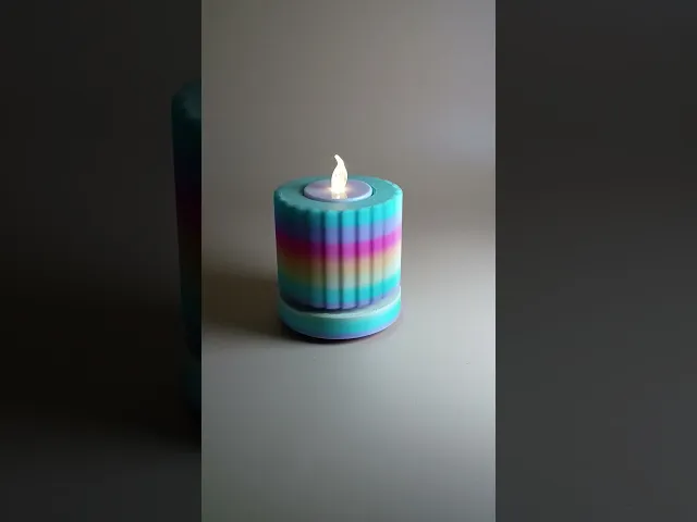Fidget Spinner Tealight 3.stl video thumbnail