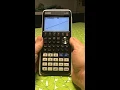 Linear regression with a Casio fx-CG50