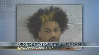 Calloway County man charged with escape after leaving work detail