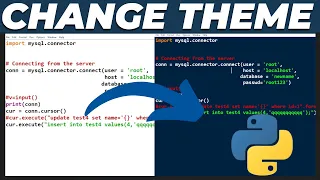 How to Change Python Idle Background Color Switch to Dark Theme
