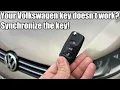 Your Volkswagen key doesn t work How to synchronize the key fob VW Polo Golf 5 Passat Touran Caddy