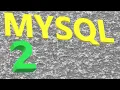Mysql Beginners using wampserver 2