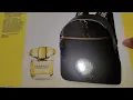 Unboxing Versace perfume with free backpack I purchased online at The Bay Hudson bay