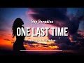 Novino - One Last Time (Ft. Hanniou) - Lyric