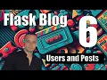 Flask SQLAlchemy Website Blog Development Part 6 - Users and Posts