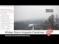 Carolina Snow Storm Lenoir Cam