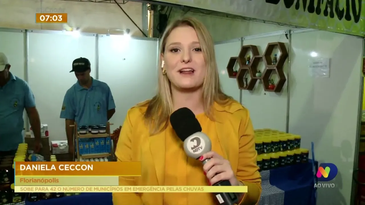 Após dois anos, Feira do Mel volta a ser realizada de forma presencial em Florianópolis