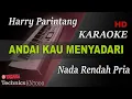 Download Lagu ANDAI KAU MENYADARI - HARRY PARINTANG ( NADA RENDAH PRIA ) || KARAOKE