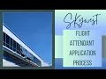 SKYWEST Flight Attendant Timeline Application to Training