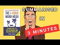 The 4-Hour Work Week A 3 Minute Summary