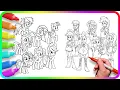 Coloring Pages MY LITTLE PONY vs EQUESTRIA GIRLS How to color My Little Pony Easy Drawing Tutorial