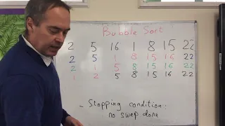Bubble Sort for GCSE Computer Science