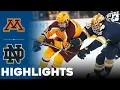 Minnesota vs Notre Dame | NCAA College Hockey | Highlights - January 18, 2025