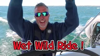Windy, Wet and Wild Ride, Sailing Across Lake Ontario to Sackets Harbor.  Ep142