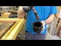Darken an antique picture frame reproduction EXPLANATION of the 2st STEP OF THE AGING PROCESS