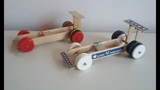 Download Wow! How to make a Rubber Band Dragster Car at Home from Popsicle sticks – Simple DIY toy MP3