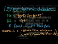 14 Minimum Indexed Character Hashing Python GFG Must Do Coding Interview Questions