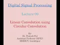 DSP Lecture-09 Linear Convolution using Circular Convolution