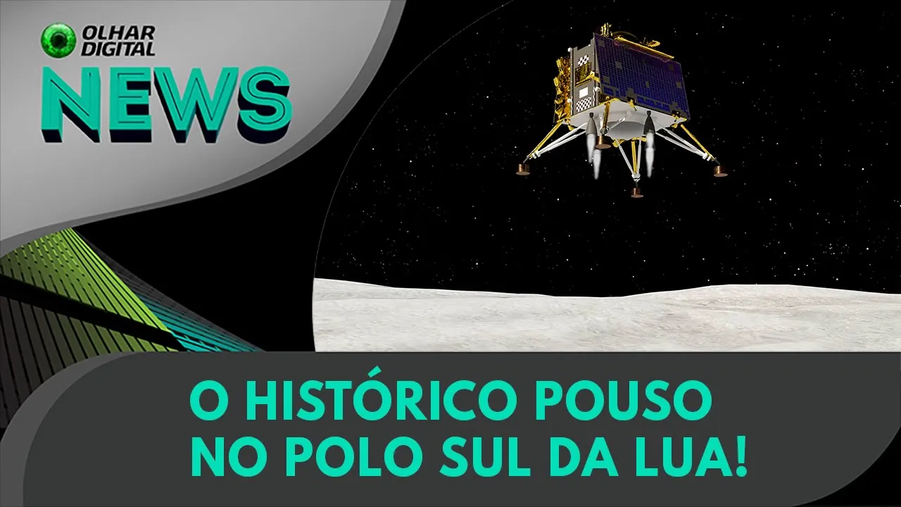 Ao Vivo | O histórico pouso no polo sul da Lua!  | 23/08/2023 | #OlharDigital