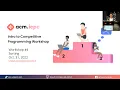 ACM ICPC Intro to Competitive Programming F22 Sorting