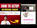 How to Make a Matrimonial Website like Shaadi com and jeevansathi com 2026