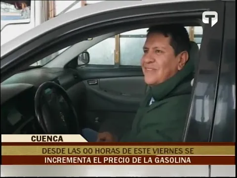 Desde las 00 horas de este viernes se incrementa el precio de la gasolina